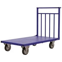 Тележка платформенная ТПУ 7 (г/п 800 кг, 1400x800 мм, колёса с чугунным ободом 250 мм)