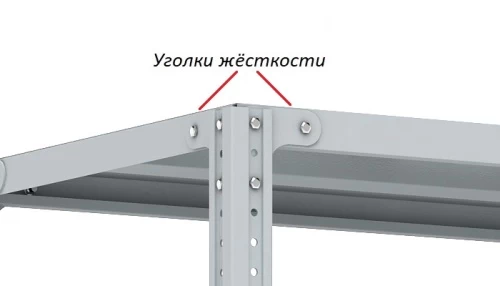 Стеллаж металлический Титан МС-750 2300x700x500/3